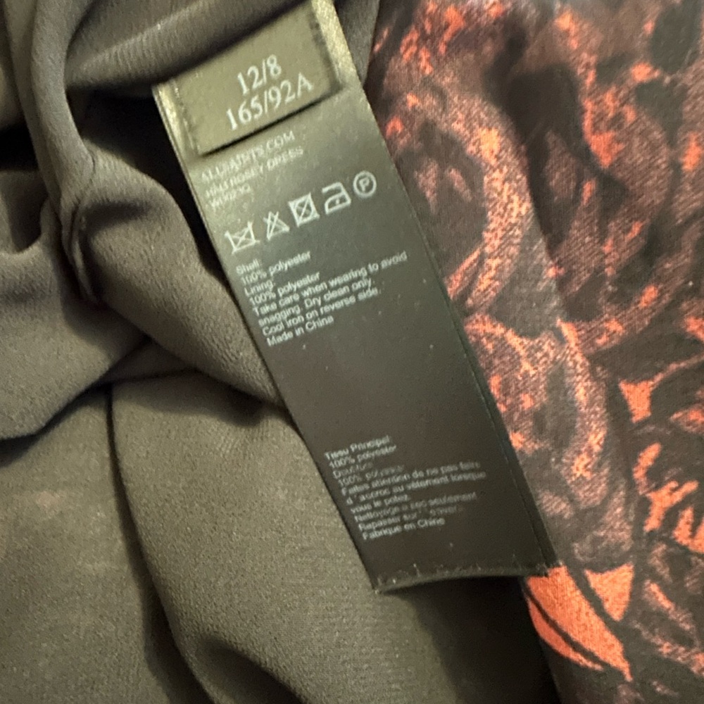 ALL SAINTS HALI RUFFLE MINI DRESS SIZE 8 - Picture 5 of 6